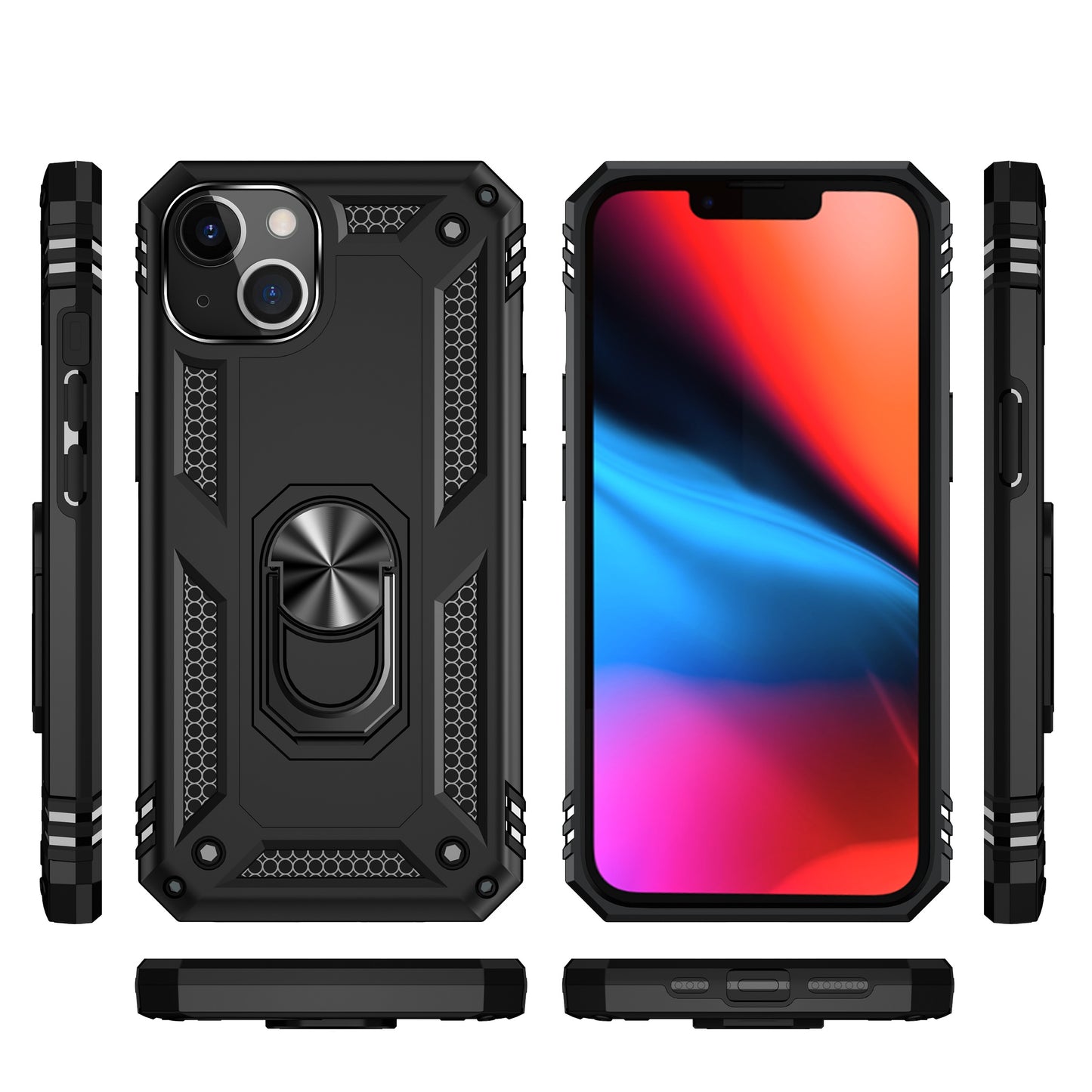 MVYNO Protective iPhone 15 Case (Black Armour)