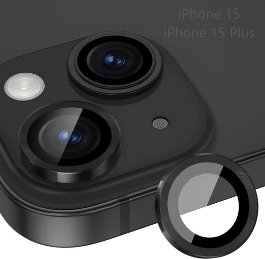 iPhone 15 Camera Lens Protector Black