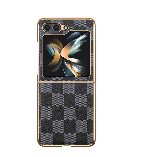 Samsung Galaxy z Flip 5 Cover | Black checks