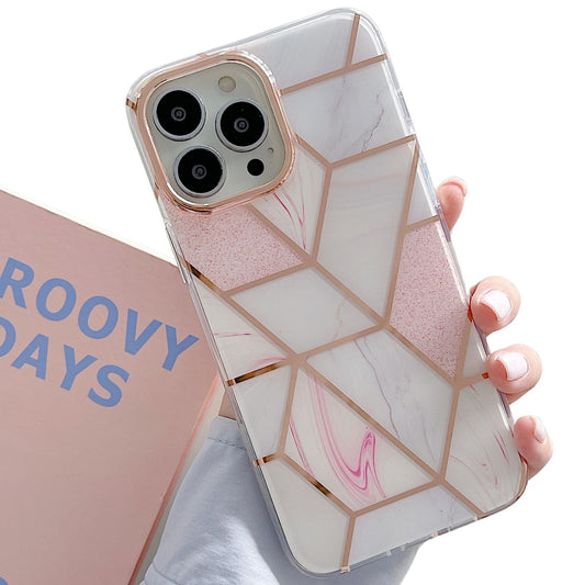 Luxe iPhone 13 Pro Cover (Geo Pink)