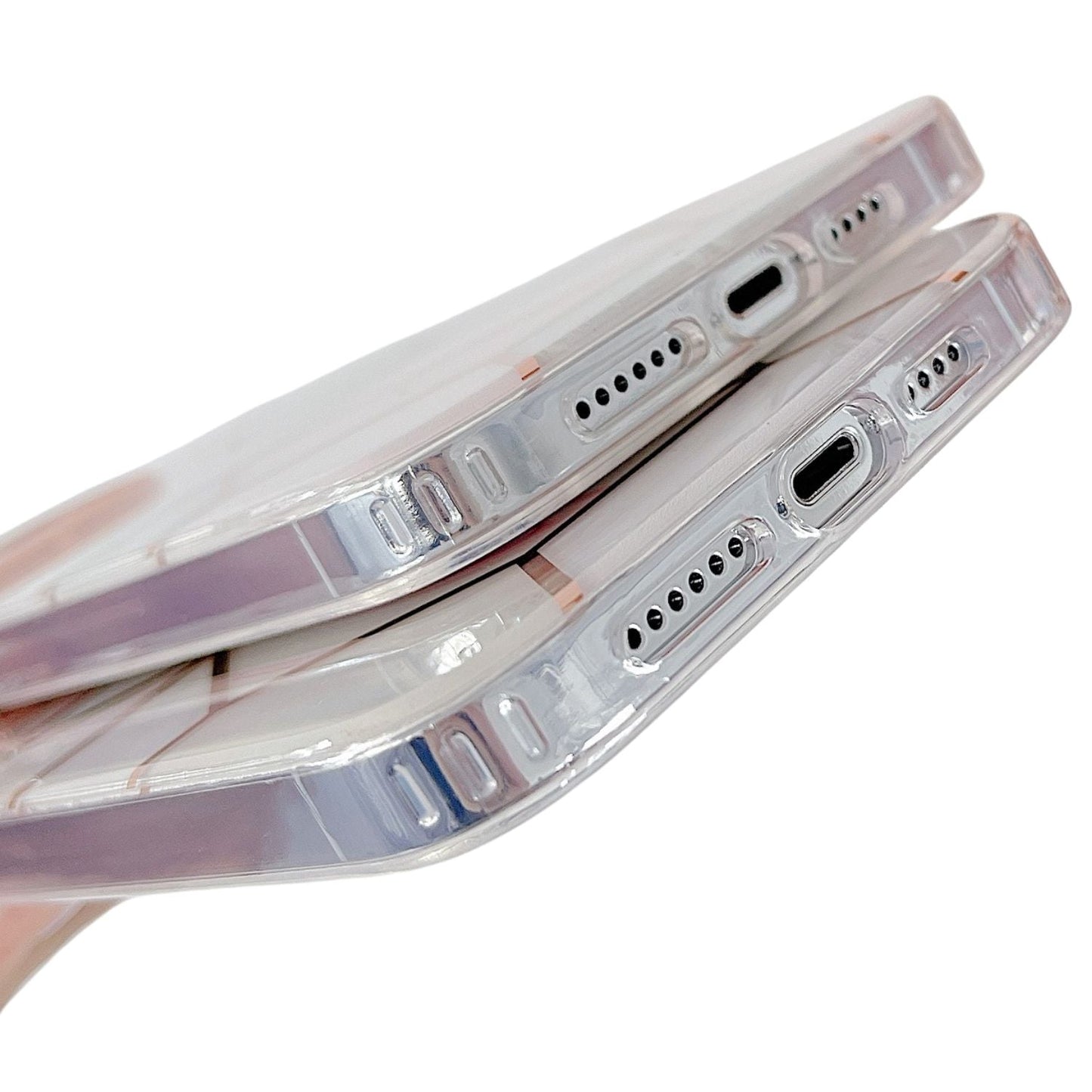 Luxe iPhone 15 Cover (Geo Pink)