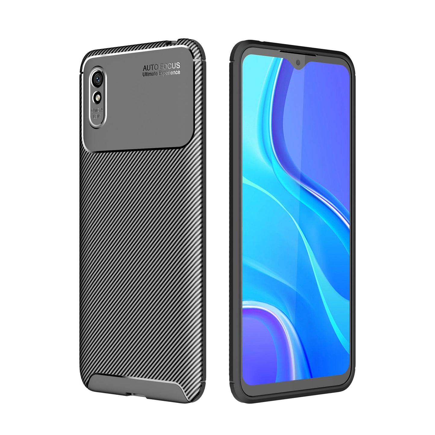 Elegant Redmi 9A back cases and covers (Carbon Black)