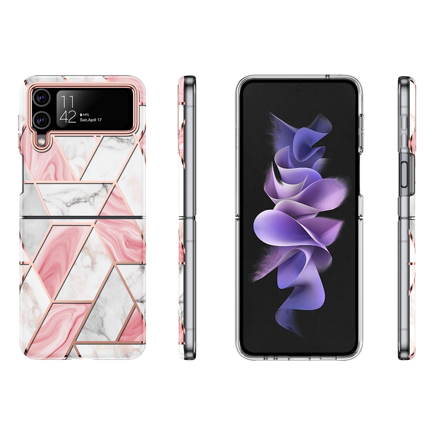 Samsung Galaxy Z flip 3 Case : Pink Art