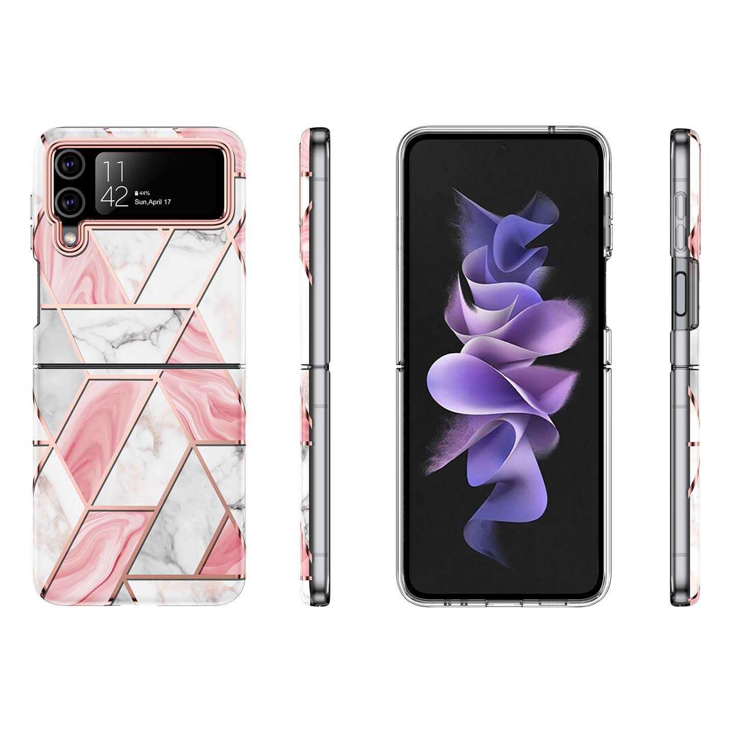 Samsung Galaxy Z Flip 4 Case : Pink Art