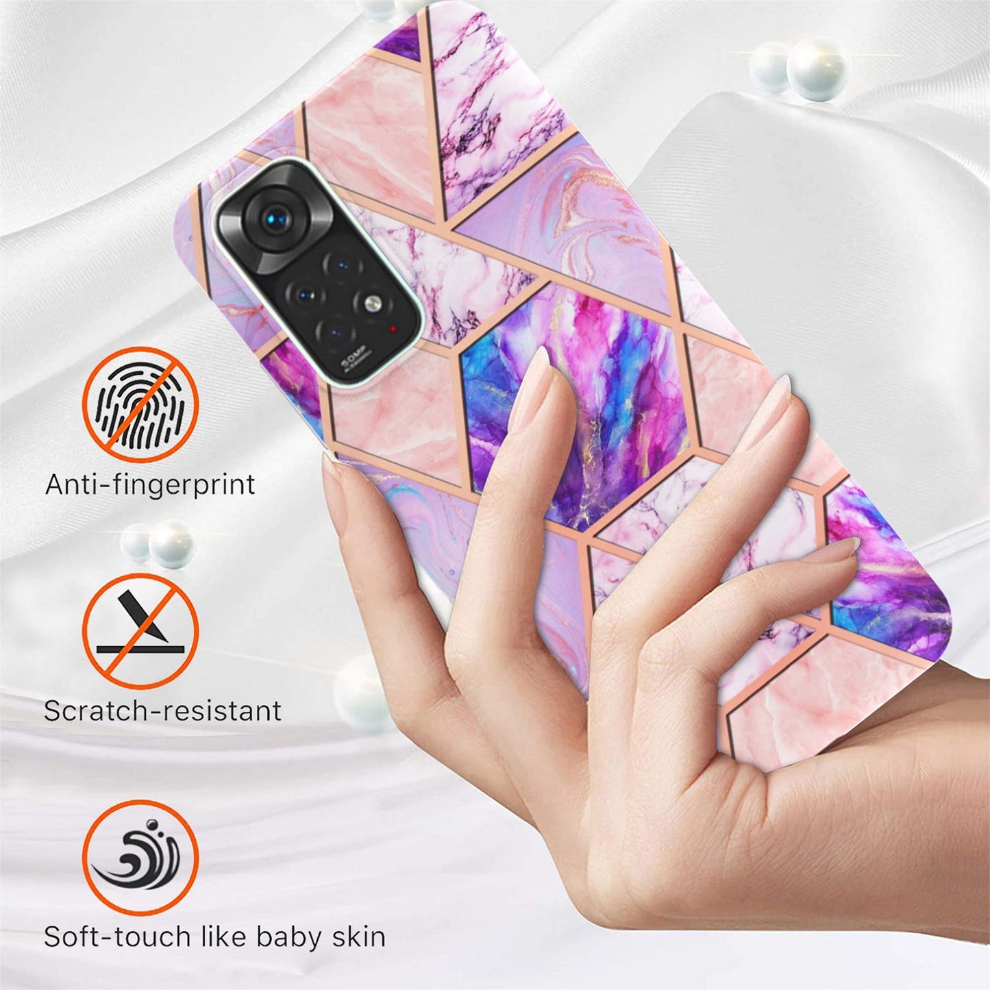 Exquisite Redmi Note 11 & 11s Cases & Covers (Geo Purple)