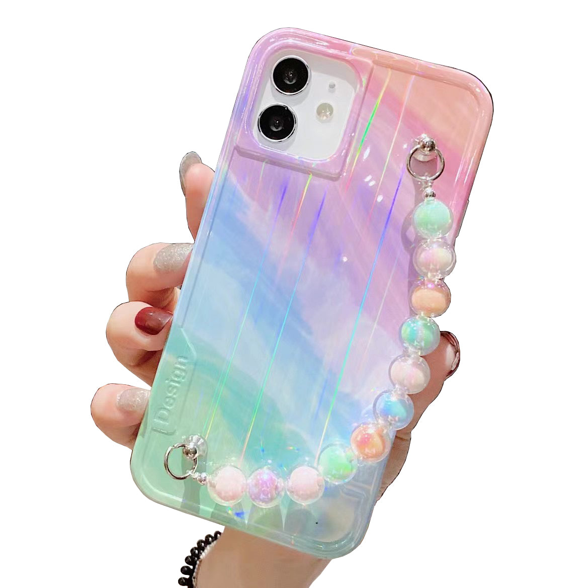 Premium iPhone 14 Pro Max Case : Multi Pearl Holder