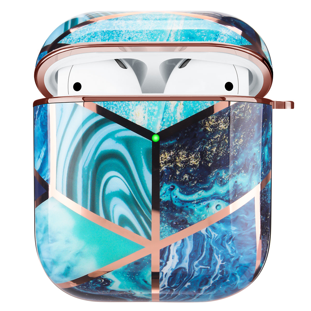 MVYNO airpods golden blue case covers