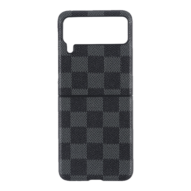 Samsung Galaxy Z Flip 4 Case : Black Checks