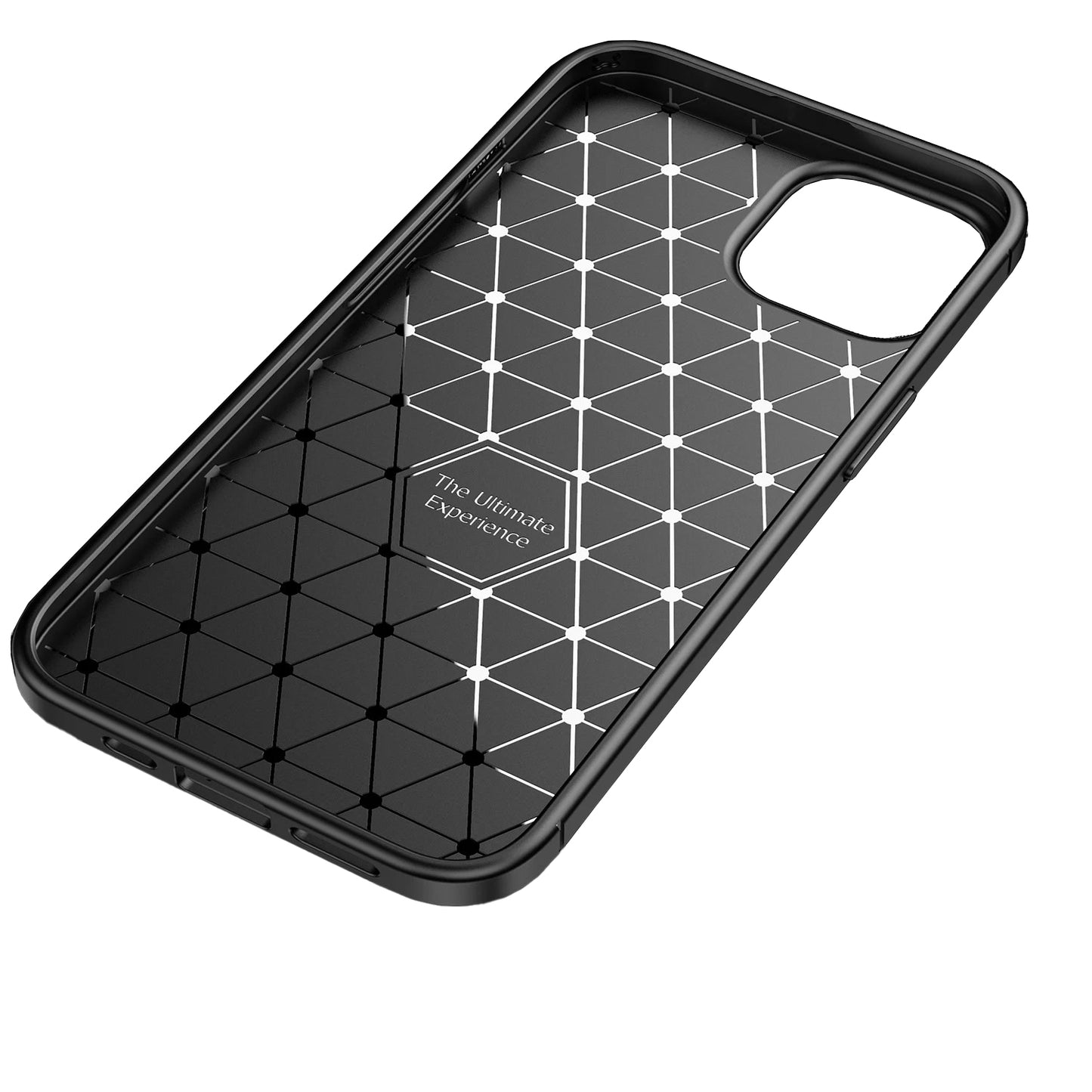 iPhone 14 Case : Carbon Fibre Black