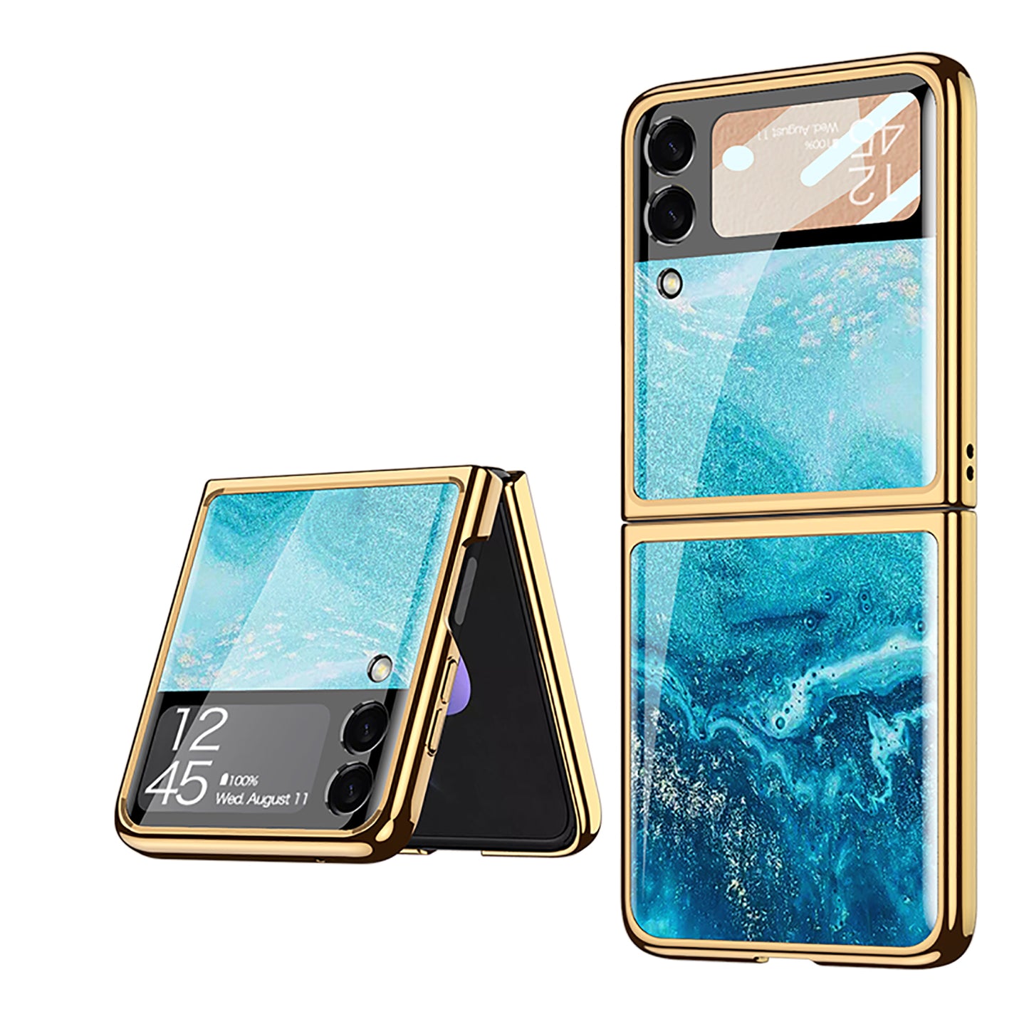 Samsung Galaxy Z flip 4 Case : Bold Blue