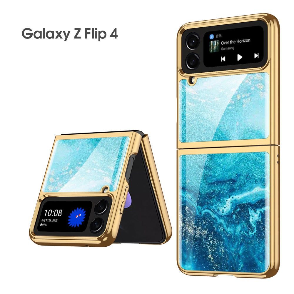 Samsung Galaxy Z flip 4 Case : Bold Blue