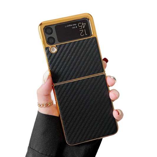 Samsung Galaxy Z Flip 4 Case : Black Gold
