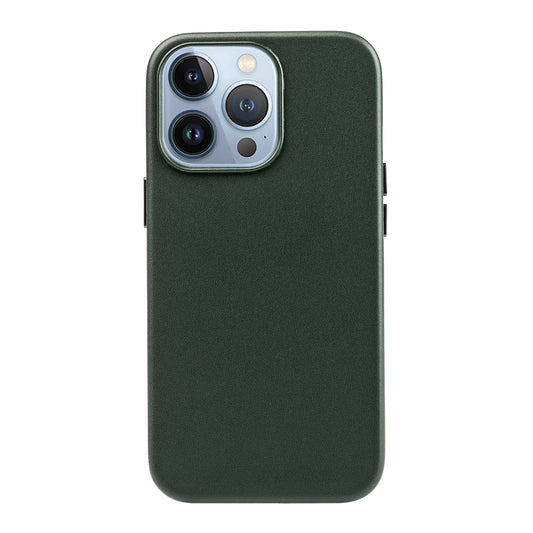 iPhone 14 Pro Leather Magsafe Case : Forest Green