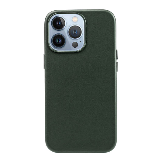 iPhone 15 Pro Leather Magsafe Case : Forest Green