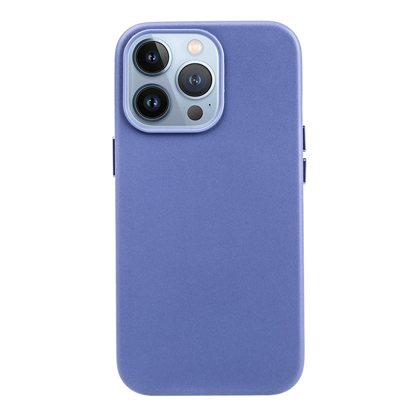 iPhone 15 Pro Max Leather Magsafe Case : Arctic Blue