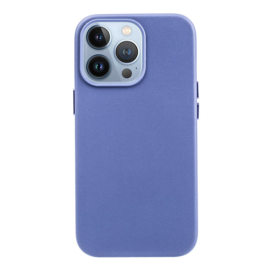 iPhone 15 Pro Leather Magsafe Case : Arctic Blue