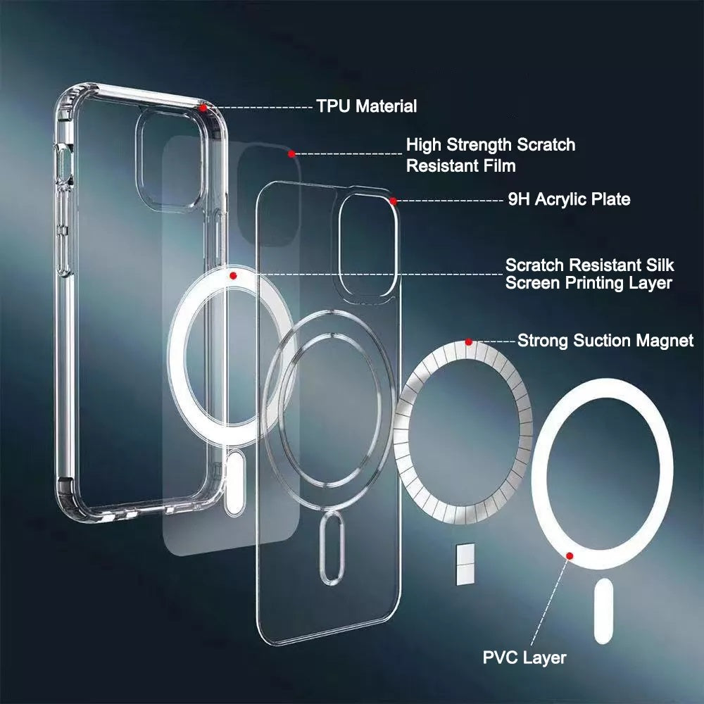 iPhone 14 Pro Magsafe Case : Clear