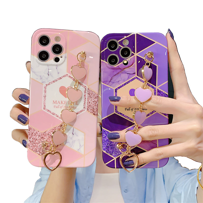 Premium iPhone 14 Case : Purple Holder