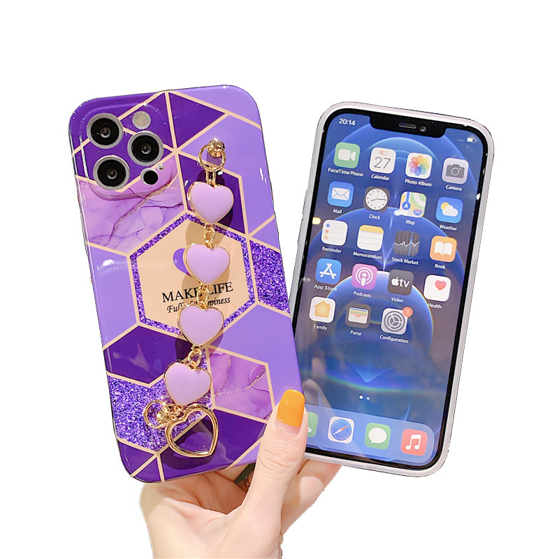 Premium iPhone 14 Pro Case : Purple Holder