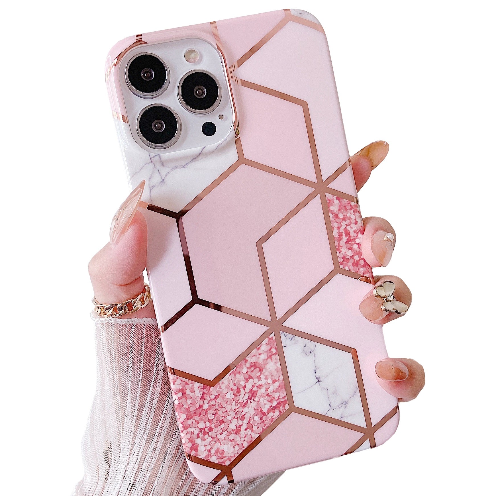 Mvyno Pretty Cover For iPhone 13 Pro Max 6.68 (Bling Pink Holder): Buy  Mvyno Pretty Cover For iPhone 13 Pro Max 6.68 (Bling Pink Holder) Online  at Best Price in India