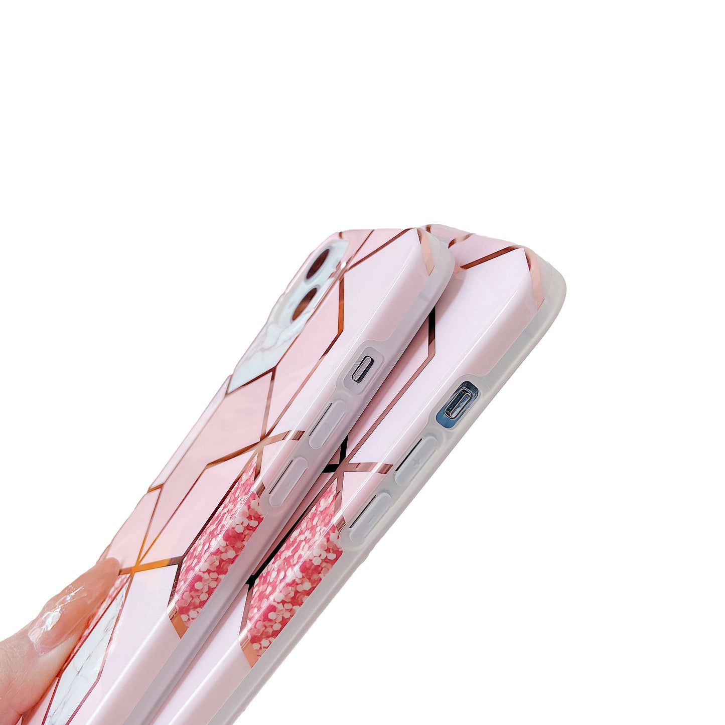iPhone 14 Pro Max Case : Bling Pink