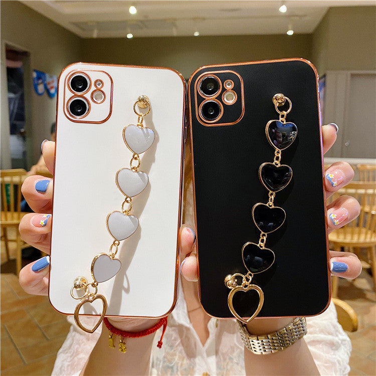 MVYNO Exclusive iPhone 15 Cover (Black Hearts Holder)