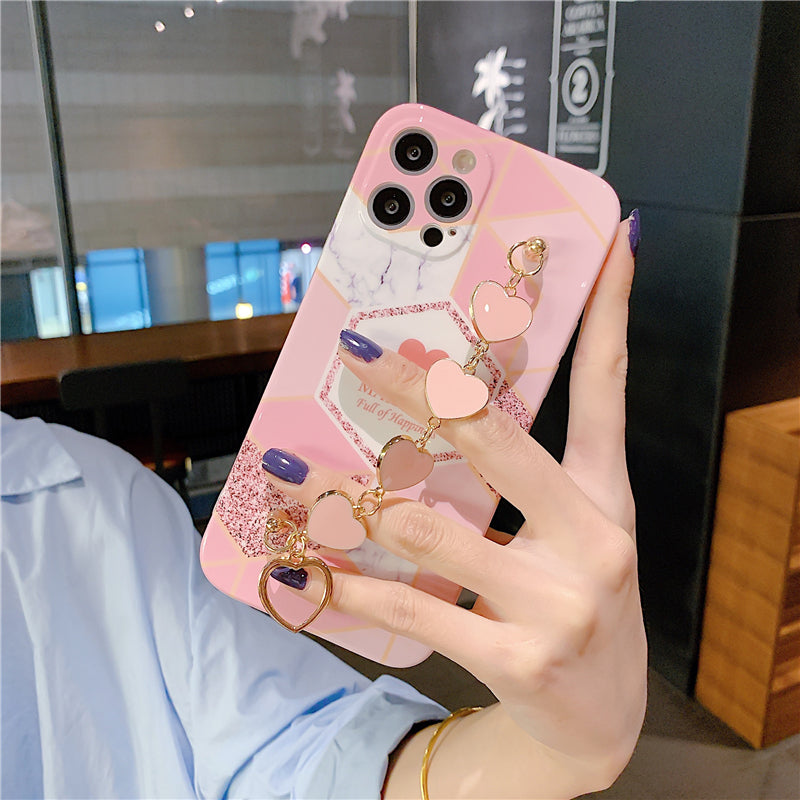 MVYNO Gorgeous iPhone 15 Pro Case (Bling Pink Holder)