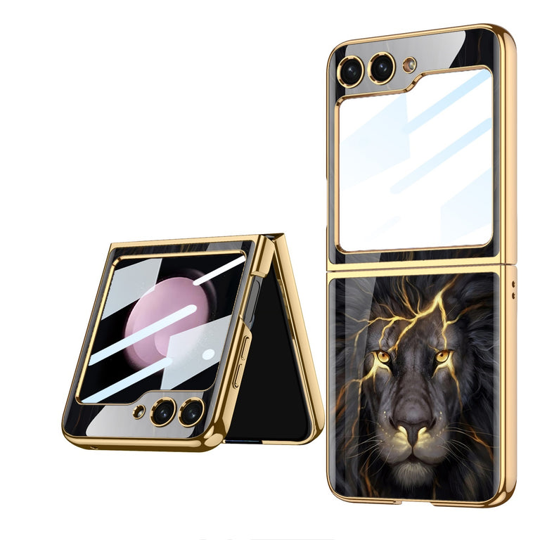 Samsung Galaxy Z Flip 5 Cover : Majestic Lion