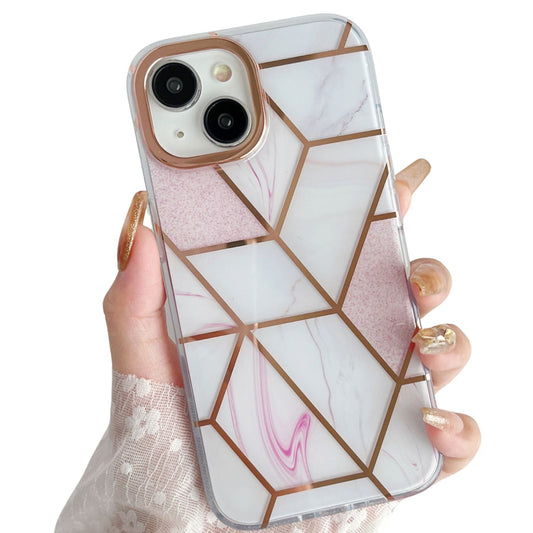 Luxe iPhone 15 Cover (Geo Pink)