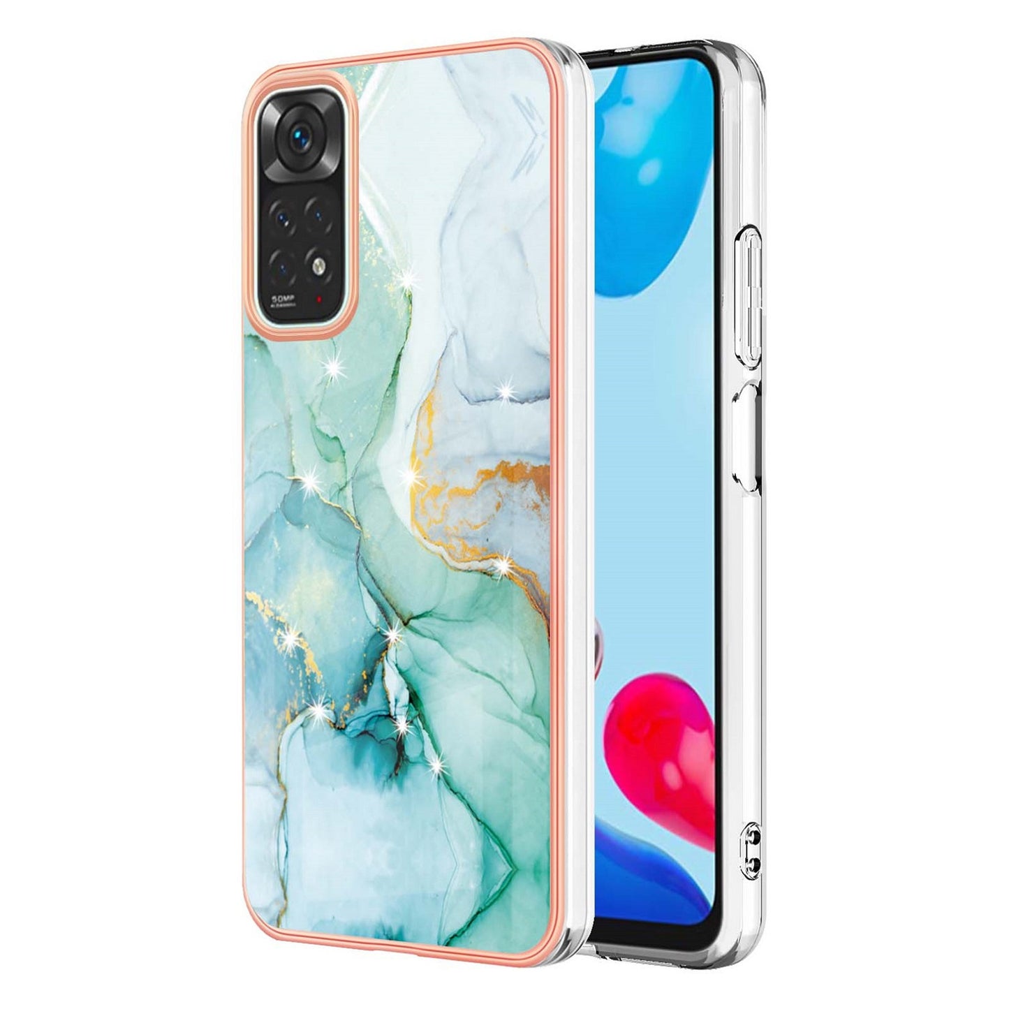 Exquisite Redmi Note 11 & 11s Cases & Covers (Marble Blue)