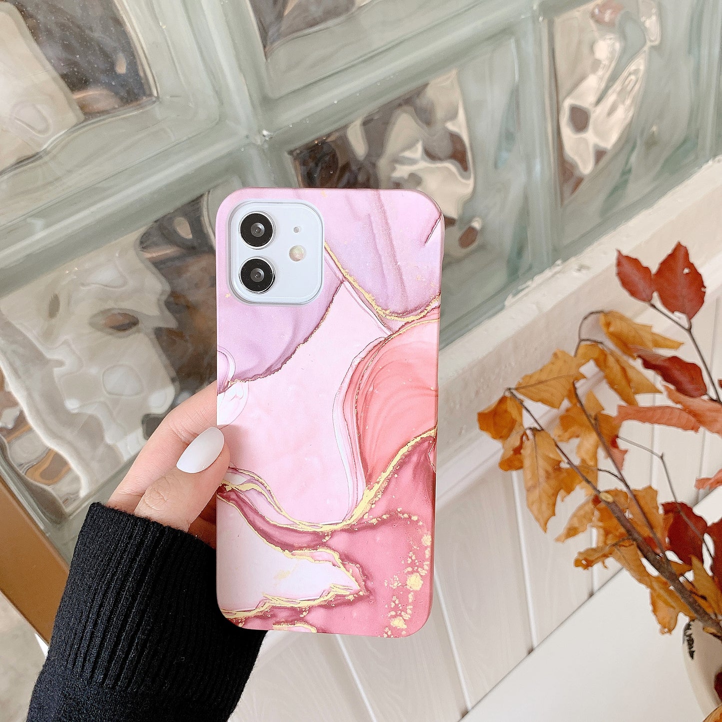 iPhone 13 Case : New Pink Marble