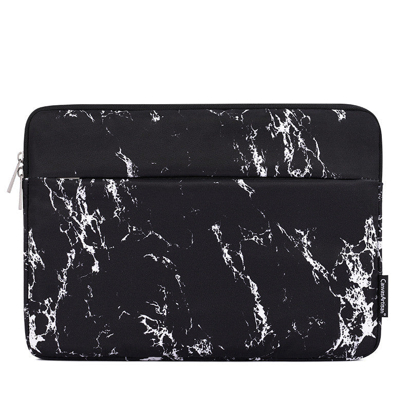 Magnificent MVYNO Black marble laptop Macbook Slipcase Sleeve Bag
