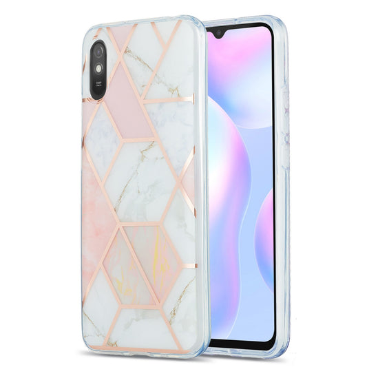 Elegant Redmi 9A back cases and covers (Geo Pink)