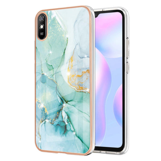 Elegant Redmi 9A back cases and covers (Marble Blue)