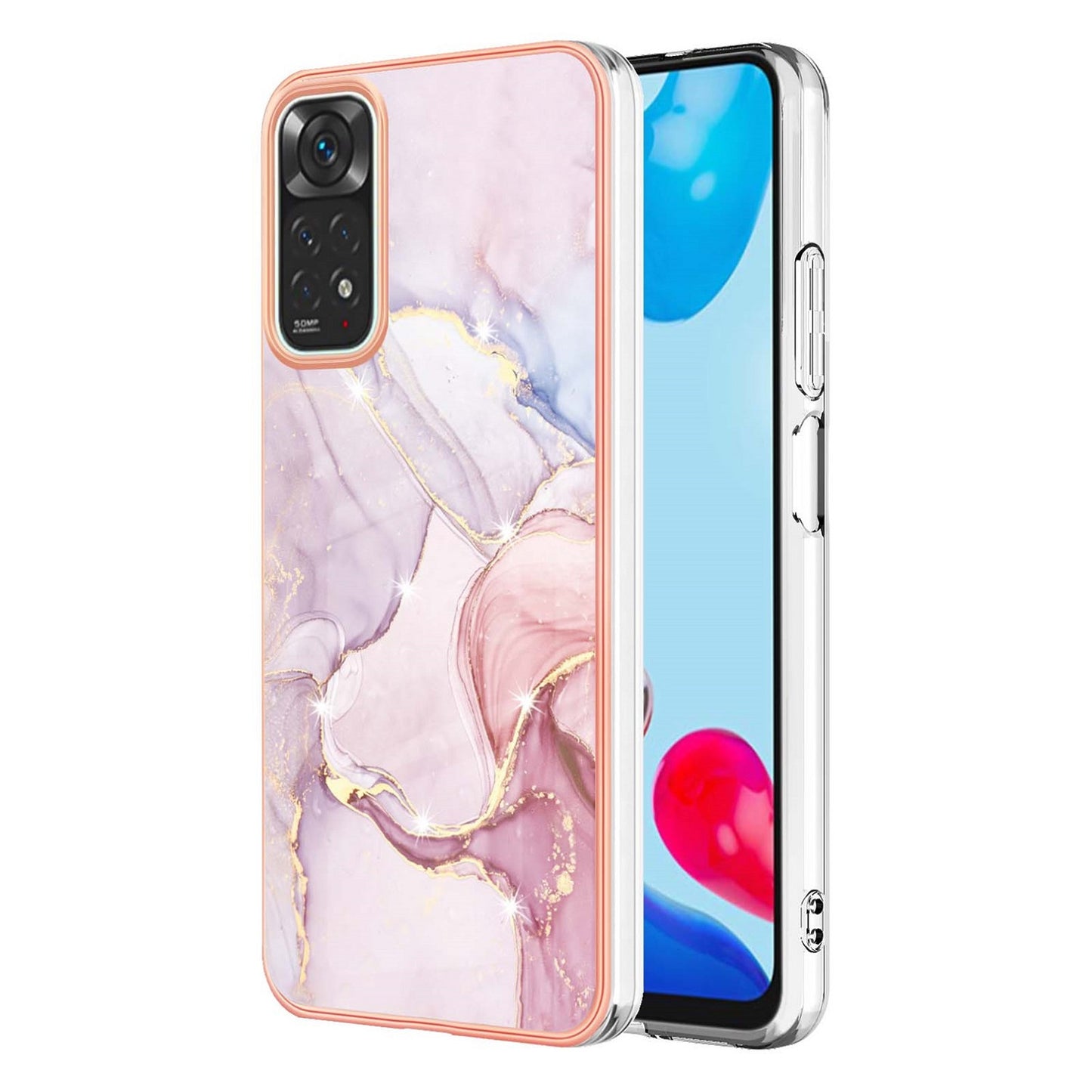 Exquisite Redmi Note 11 & 11s Cases & Covers (Marble Pink)