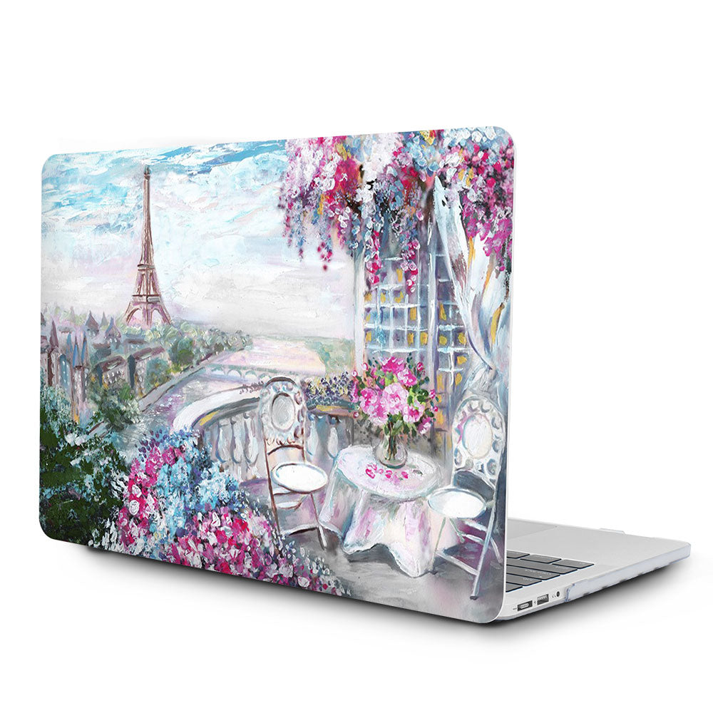 MVYNO Macbook front back case cover idea paris print art