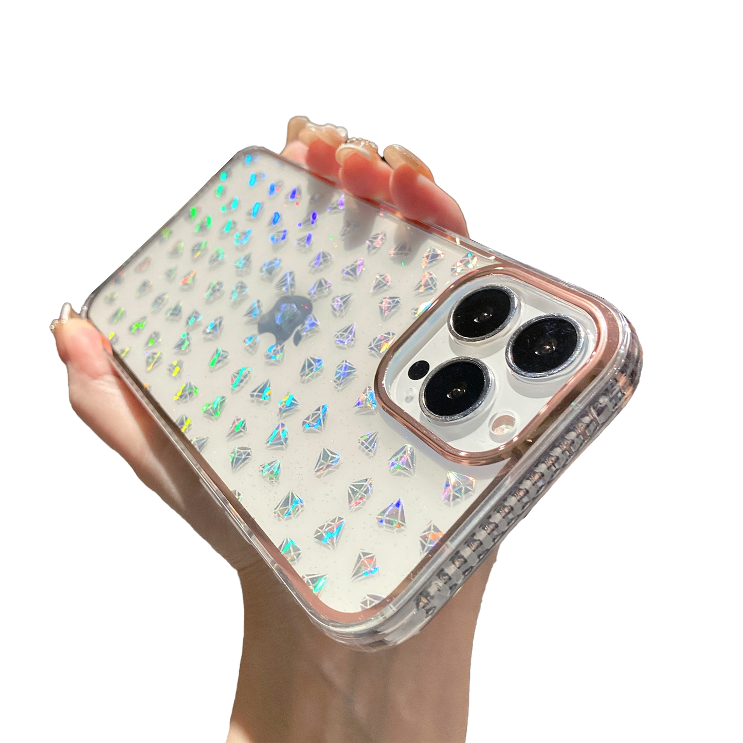 iPhone 14 Case : Hologram Diamonds