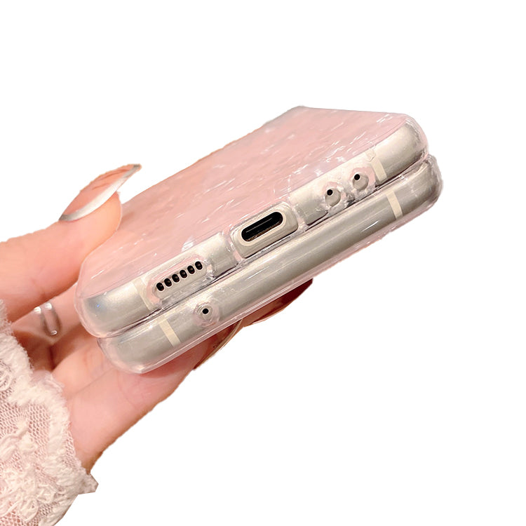 Samsung Galaxy Z flip 3 Case : Pink Glitter