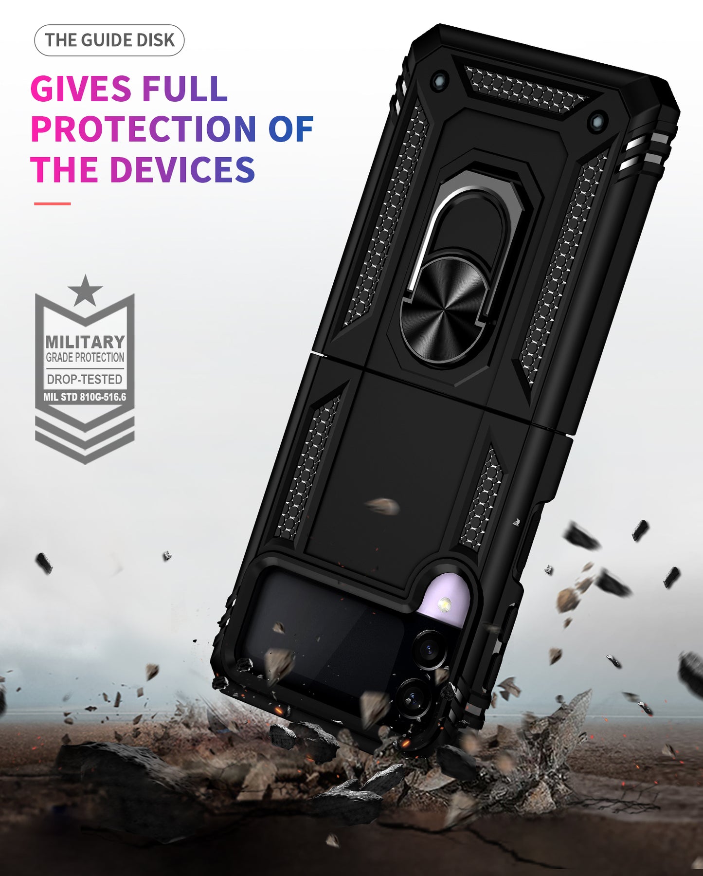 Samsung Galaxy Z Flip 4 Case : Black Armour